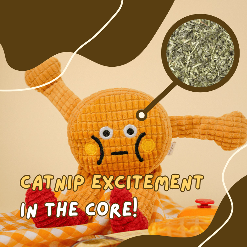 🐾 Interactive Cat Chew Toy – Dental Care & Catnip Fun