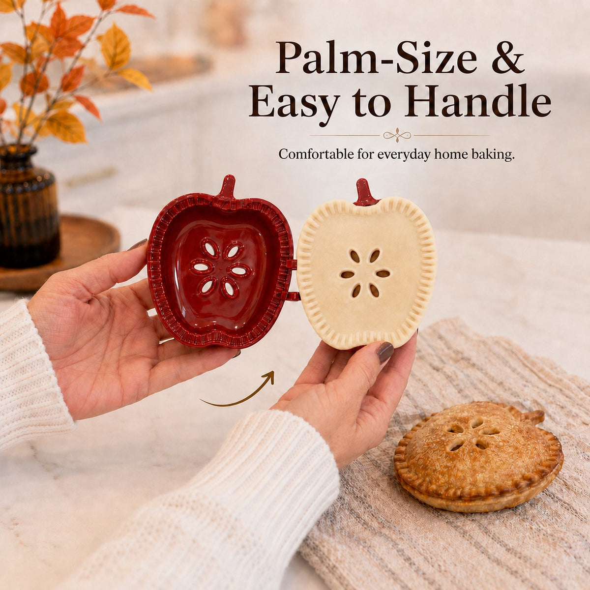 🥧 Beginner-Friendly Reusable Mini Hand Pie Press Mold  🍎✨