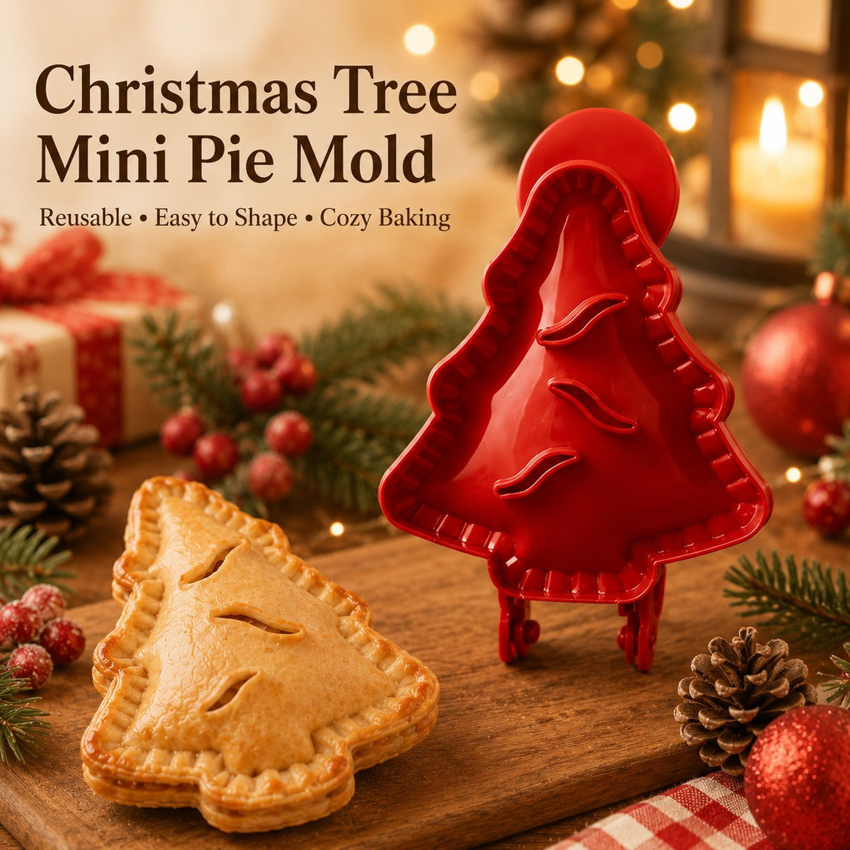 🥧 Beginner-Friendly Reusable Mini Hand Pie Press Mold  🍎✨