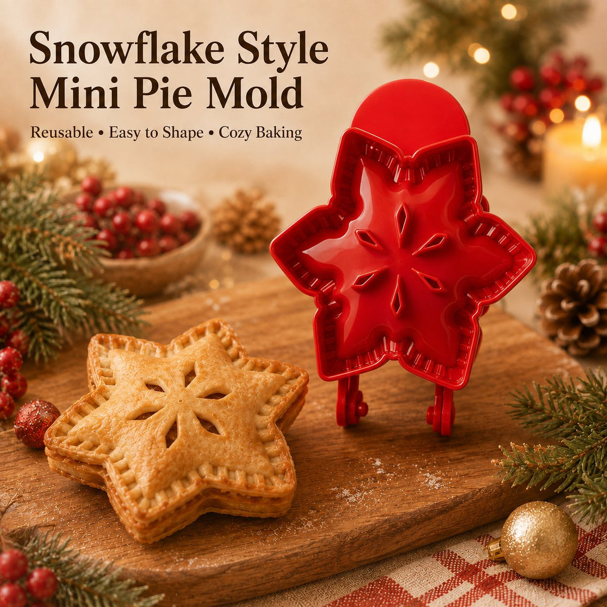 🥧 Beginner-Friendly Reusable Mini Hand Pie Press Mold  🍎✨